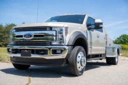 2018 Ford F-450 Super Duty Lariat Crew Cab Power Stroke Dually 4×4 Flatbed