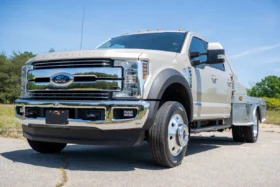 2018 Ford F-450 Super Duty Lariat Crew Cab Power Stroke Dually 4×4 Flatbed