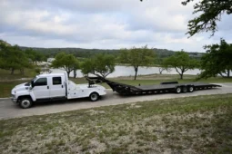 
										2005 Chevrolet Kodiak C4500 Duramax Car Hauler w/ 2002 Imperial 4-Car Trailer full									