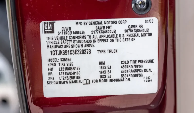 
								2003 GMC Sierra 3500 SLT Duramax Extended Cab Dually 4×4 full									