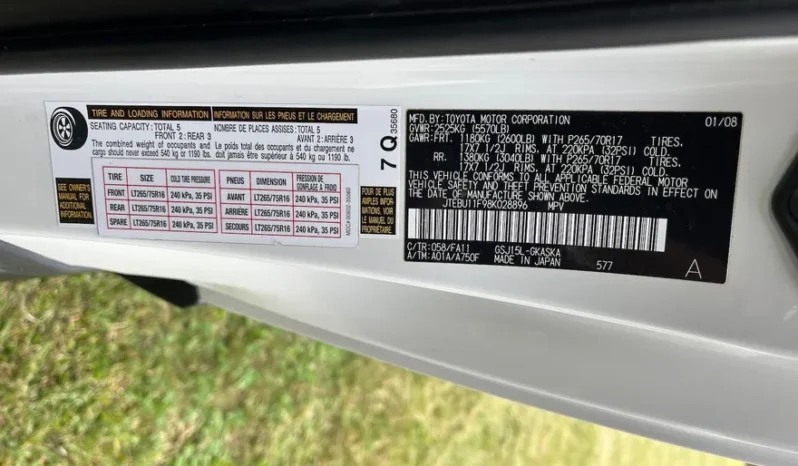 
								2008 Toyota FJ Cruiser Trail Teams Special Edition full									