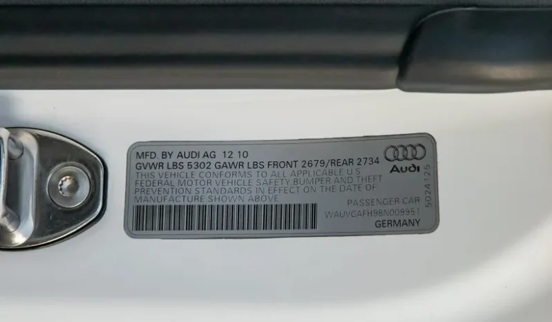 
								2011 Audi S5 Cabriolet Quattro Prestige full									