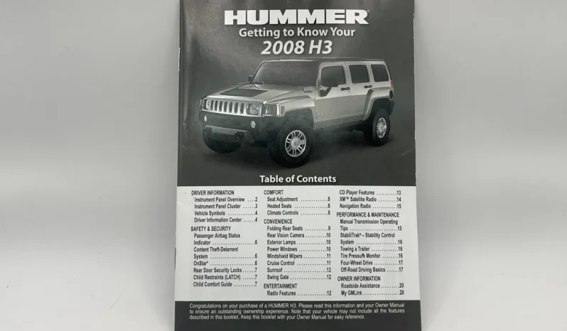 
								2008 Hummer H3 Alpha full									