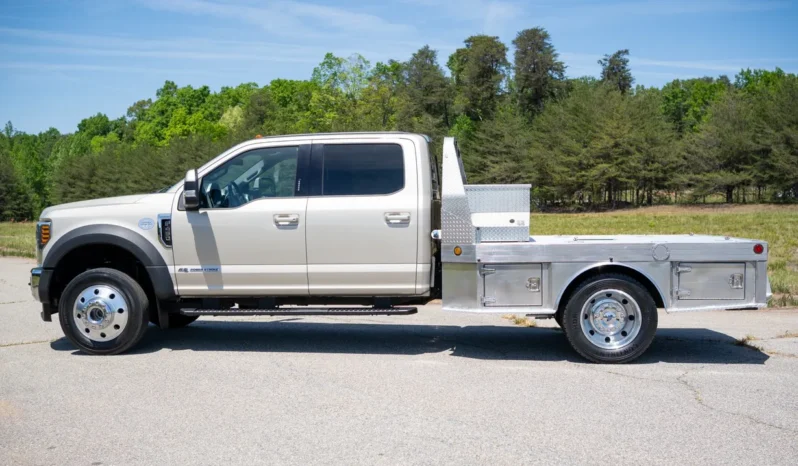 
								2018 Ford F-450 Super Duty Lariat Crew Cab Power Stroke Dually 4×4 Flatbed full									