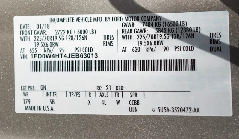 
								2018 Ford F-450 Super Duty Lariat Crew Cab Power Stroke Dually 4×4 Flatbed full									
